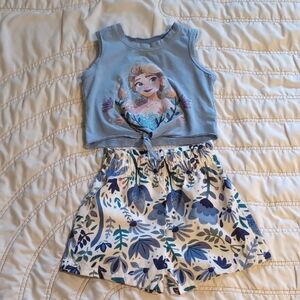 ❄️Disney Frozen Elsa 2-Piece Outfit – Girls 3T